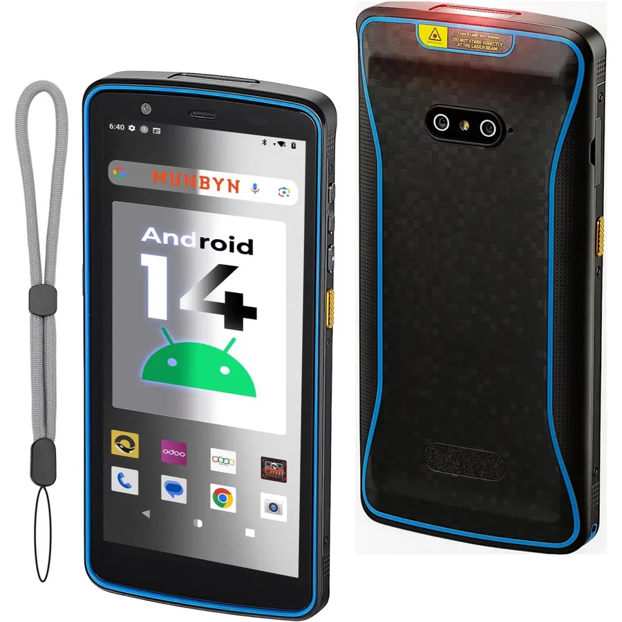 MUNBYN IPDA089 - Barcodescanner PDA mit CM60-Scanmodul, IP67