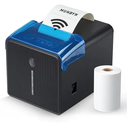 MUNBYN ITPP905 - 80 mm Wi-Fi receipt printer with oil-proof cover