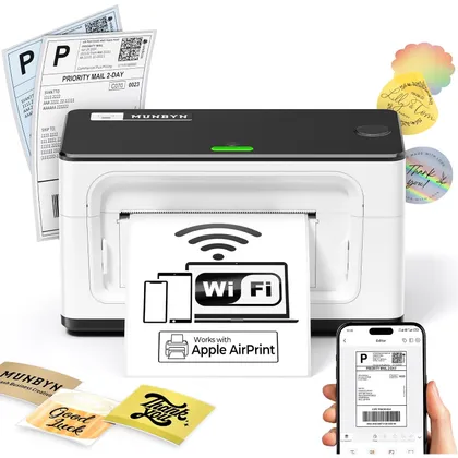 MUNBYN 941AP - Wi-Fi AirPrint 4x6 label printer