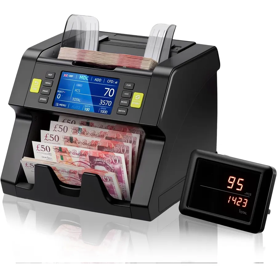 MUNBYN IMC21 - Mixed denomination money counter for GBP and more