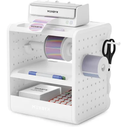 MUNBYN ILH03 - 5-in-1 label holder and desk organiser