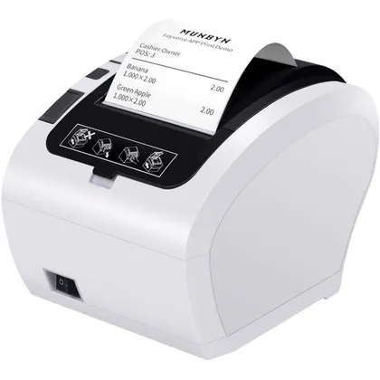 MUNBYN P047 - 80 mm USB and Ethernet receipt printer