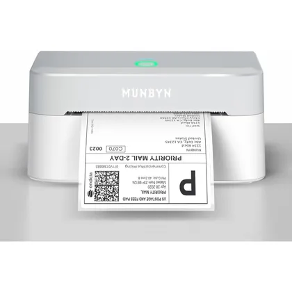 MUNBYN RW403B - Impresora de etiquetas térmica Bluetooth 4x6
