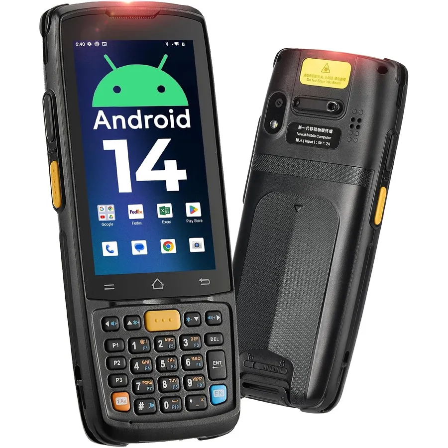 MUNBYN MC005 - PDA Android 14 con motore di scansione HS7 e tastiera